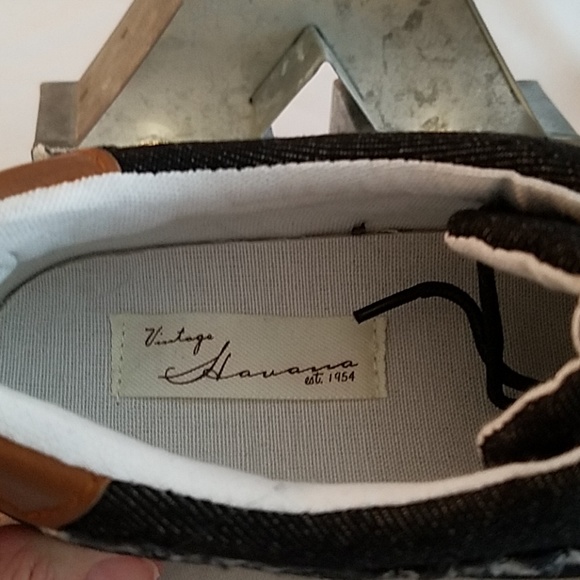 NIB Vtg Sz 6 Havana Espadrille Platform Sneakers - Picture 5 of 8